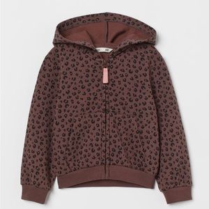 H&M - Brown / Leopard print Jogger Set